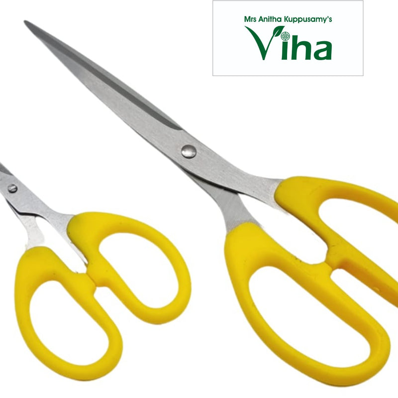 Stainless steel Scissors 2 pcs with metal blades