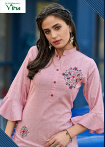 Full stitched designer cotton kurti (inclusive of all taxes)