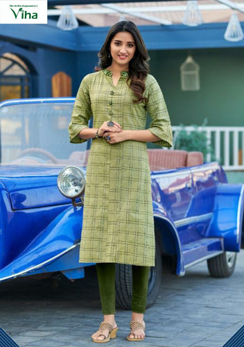 Full stitched designer cotton kurti