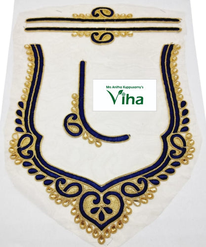 Blouse Back,Front,Hand Patches