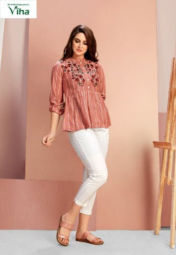 Handloom Short Top (Inclive Of All Taxes)
