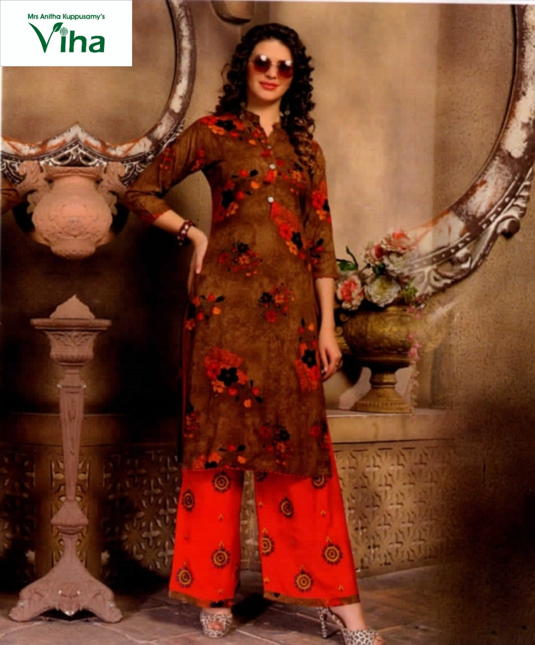 Kurti With Palazzo Full stitched (Inclusive Of All Taxes)