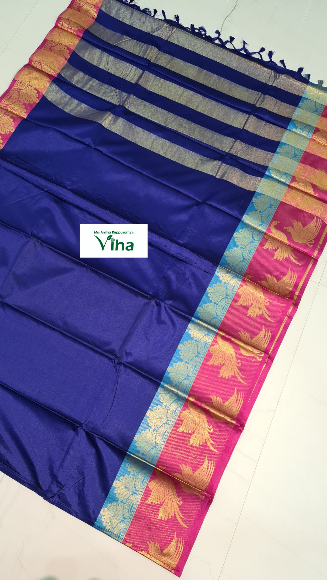 Cotton Silk Saree with Blouse (inclusive of all taxes)Code no:-S-07