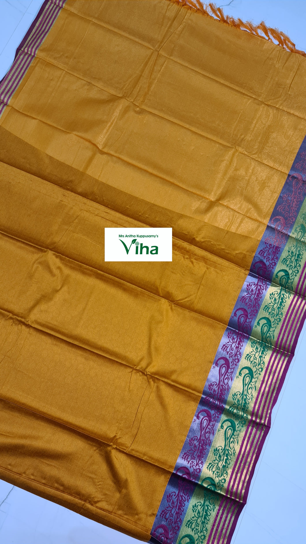 Cotton Silk Saree with Blouse (inclusive of all taxes)Code no:-S-026