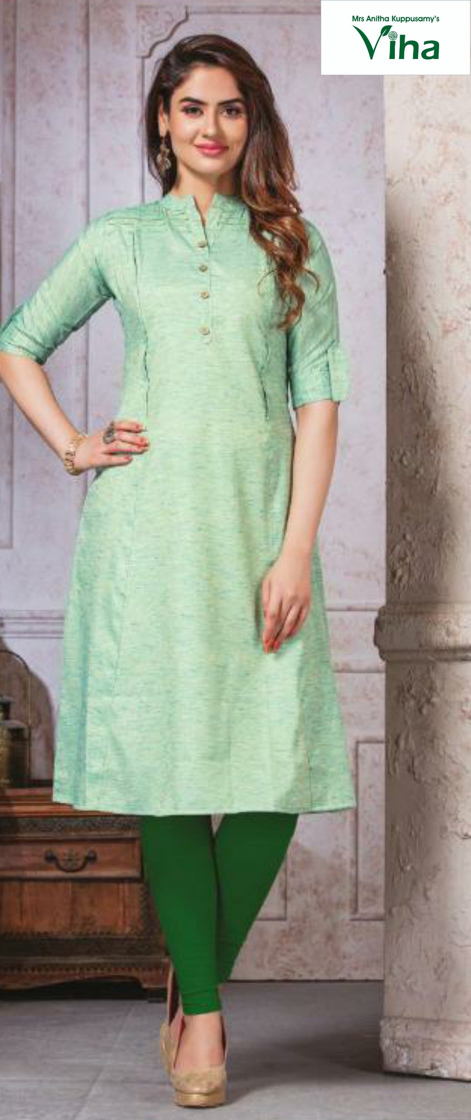 Luxury Cotton Silk Readmade Kurti L,XL,XXL,3XL (Inclusive Of All Taxes)