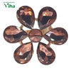 Fancy Designer Stone Ring with brown teardrop stones and central round stone