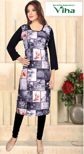 American Soft Crape Kurti XXL