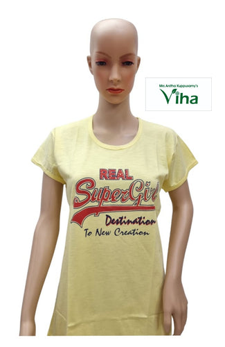 ﻿Premium Quality Women T-Shirt XL