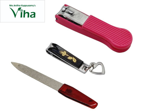 Nail Cutters For Elders & For Children with Nail Filer