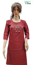 Rayon Kurti with Embroidery work XL