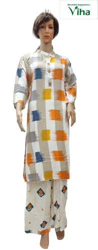 Premium Quality Kurti with Palazzo Size-XXL