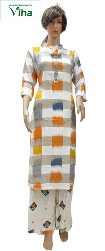 Premium Quality Kurti with Palazzo Size-L