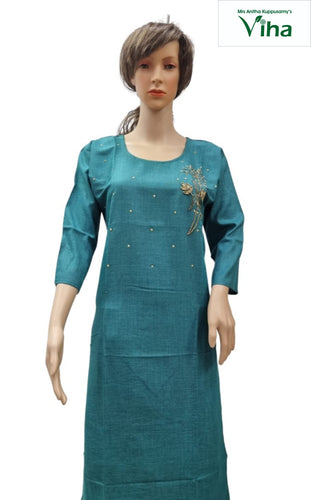 ﻿Rayon Kurti with Embroidery work XXL