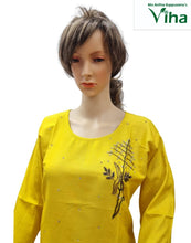 ﻿Rayon Kurti with Embroidery work XXL