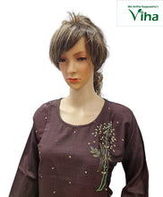 ﻿Rayon Kurti with Embroidery work XXL