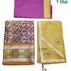 Apoorva Silk Half Saree Set with floral and geometric patterns