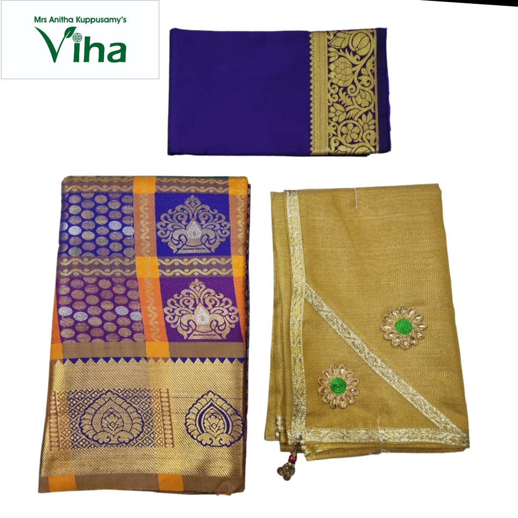 Viha by Mrs. Anitha Kuppusamy - Chanderi silk cotton saree Rs. 1,850.00  https://viha.online/collections/sarees/products/chanderi-silk-cotton-saree-32  | Facebook
