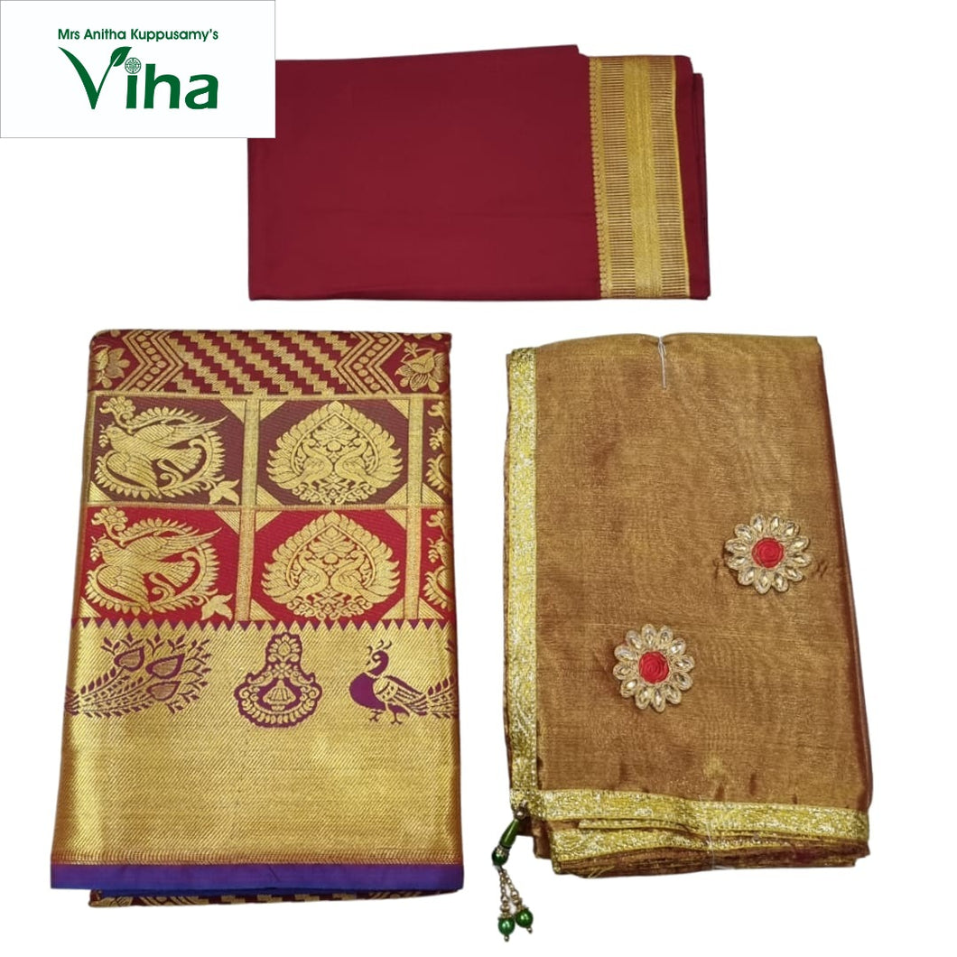 Apoorva Silk Half Saree Set