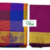 Silk Pavadai Blouse Set 8 to 18 years, folded fabric pieces