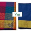 Silk Pavadai Blouse Set 8 to 18 years, folded rectangular pieces