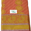 Silk Pavadai with blouse and woven patterns