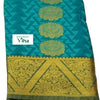 Silk Pavadai with running Blouse 8 to 16 years, zigzag pattern and floral motifs