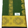 Silk Pavadai with running Blouse 8 to 16 years, zigzag chevron background pattern