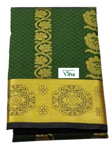 Semi Silk Pavadai with running Blouse 8 to 16 years