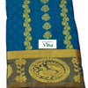Silk Pavadai with running Blouse 8 to 16 years, vertical vine patterns