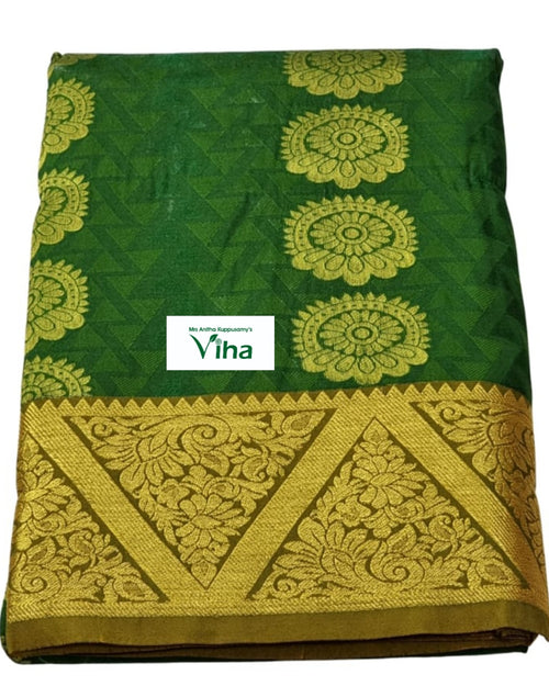 Silk Pavadai with running Blouse 8 to 16 years, folded rectangular piece