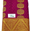 Silk Pavadai with running Blouse 8 to 16 years, circular medallions and patterned triangles