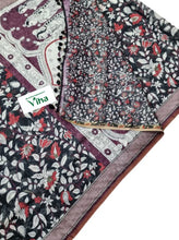 Soft Linen Kalamkari Printed Saree with Blouse 