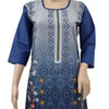 American Crepe Kurti Size XL with a scoop neckline and sleeves