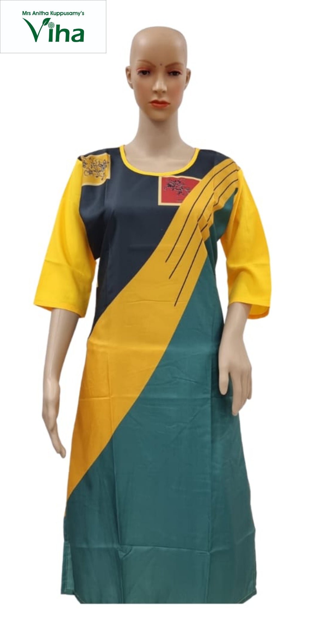 American Crepe Kurti

Size :- XL