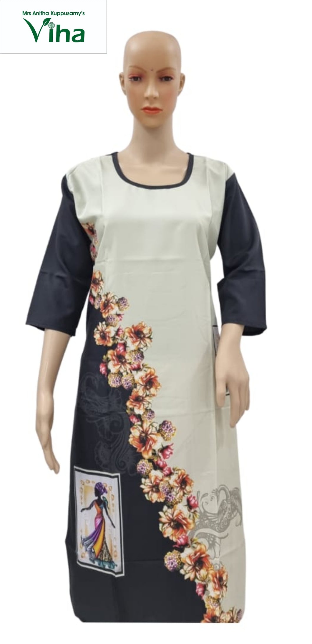 American Crepe Kurti

Size :- XXL