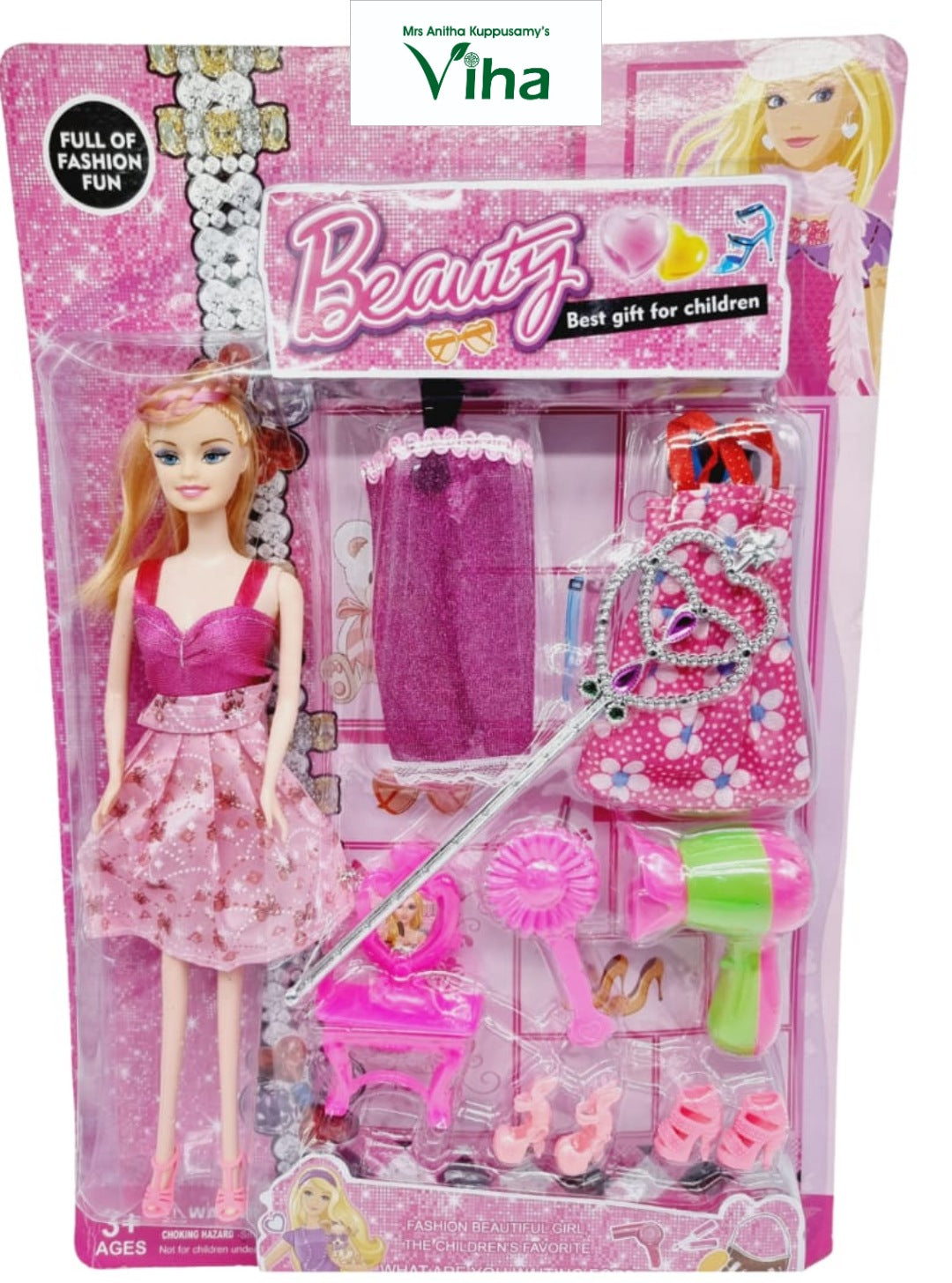 Fashion Fun Barbie Set – Viha Online - Main Image