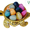Tumble tortoise Yantra with healing stones