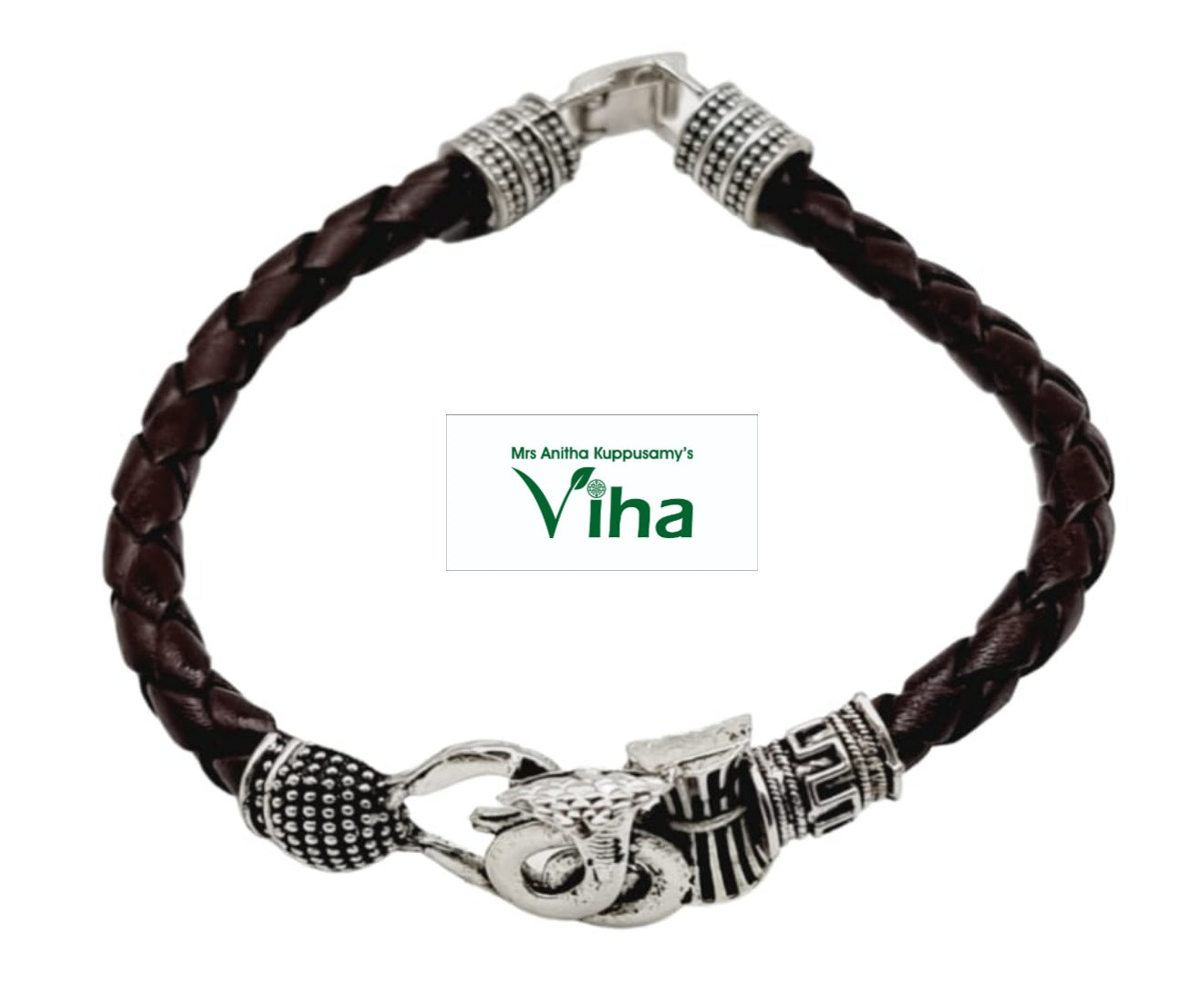 Faux Leather Nag Bracelet (Kada) – Viha Online