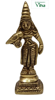 Meenakshi Amman Brass Statue - 3.3