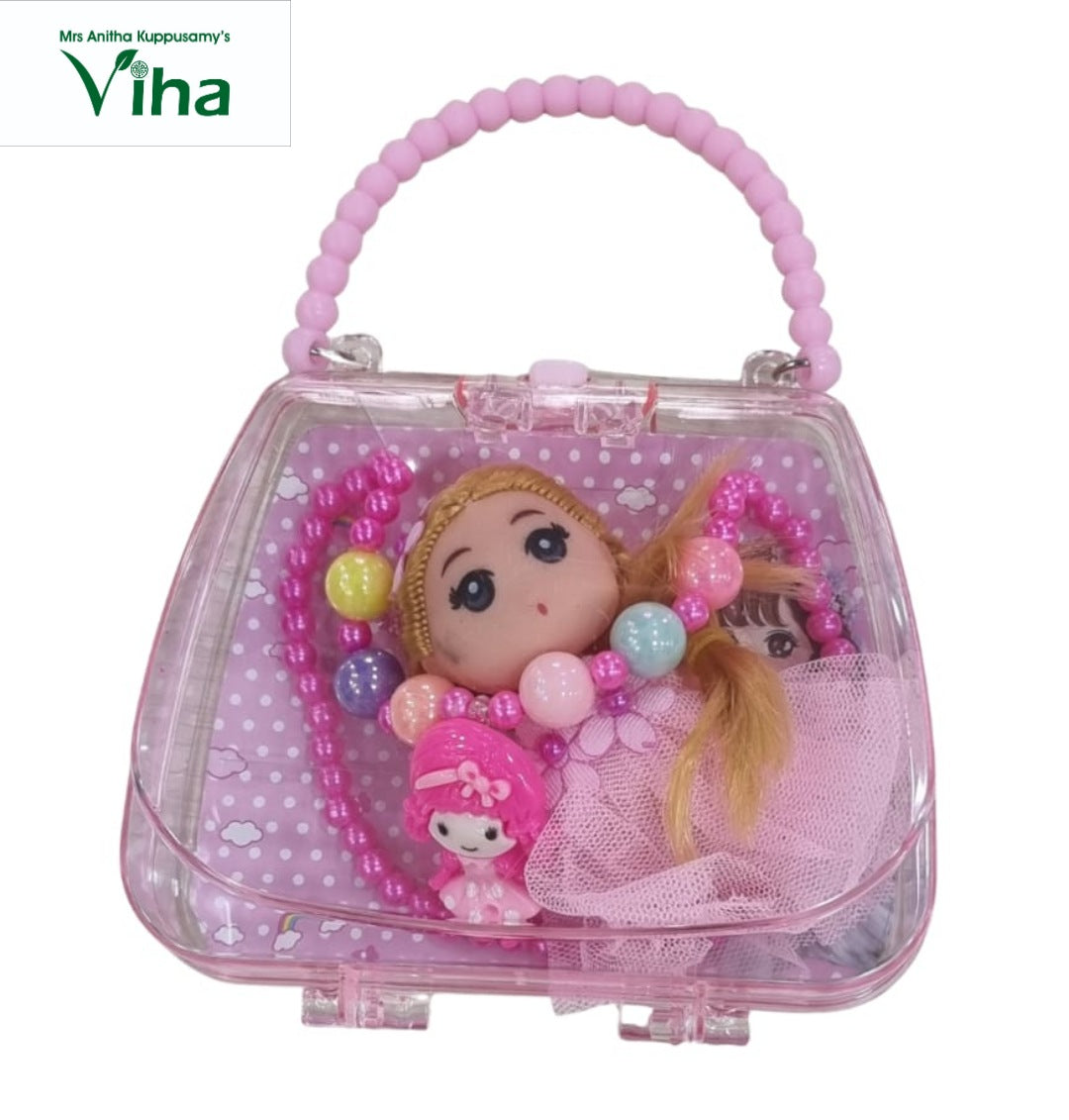 Barbie Silly Bandz|barbie Doll Accessories - Pu Leather Handbag & Backpack  For 7-12y