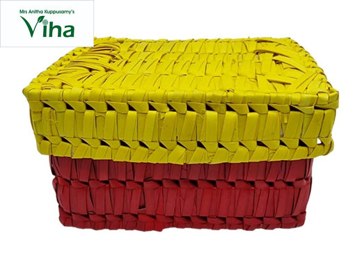Palm Woven Box | Code - P 065