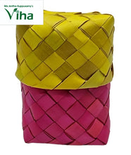 Multi Color Palm Woven Box for all purpose