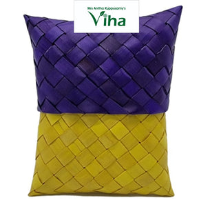 ﻿Palm Woven Pouch