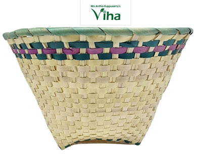 Palm Leaf Woven Basket |  Code No - P 011