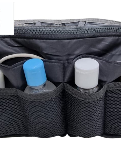 Multi-Things Organizer Bag with zipper closure and exterior mesh pockets