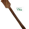 Wooden Spatula / Dosai Karandi, a brown wooden spatula with a long handle and one circular hanging hole at the tail end