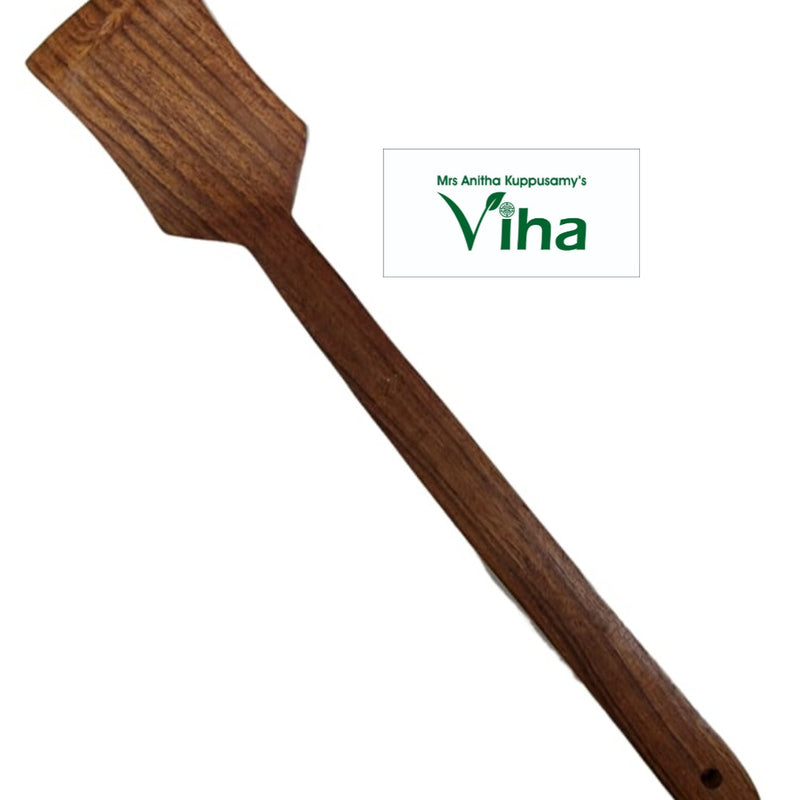 Wooden Spatula / Dosai Karandi (ladle) with wood grain