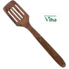 Wooden Spatula / Dosai Karandi (ladle) / Wooden Spoon with four longitudinal slots in the head