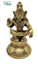 Swamy Ayyappan Statue Brass 4.5" inches