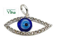 Evil Eye Silver Pendant With Zircon Stone